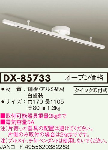 安心のメーカー保証【インボイス対応店】DX-85733 ダイコー 配線ダクトレール 簡単取付 大光電機の画像