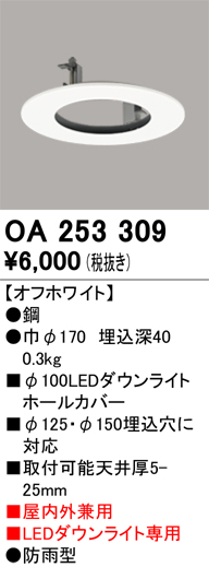 安心のメーカー保証【インボイス対応店】OA253309 オーデリック ポーチライト  Ｔ区分の画像