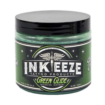 インクティーズ タトゥークリーム　グリーン　16OZ/473ml Inkteeze Tattoo Creamの画像