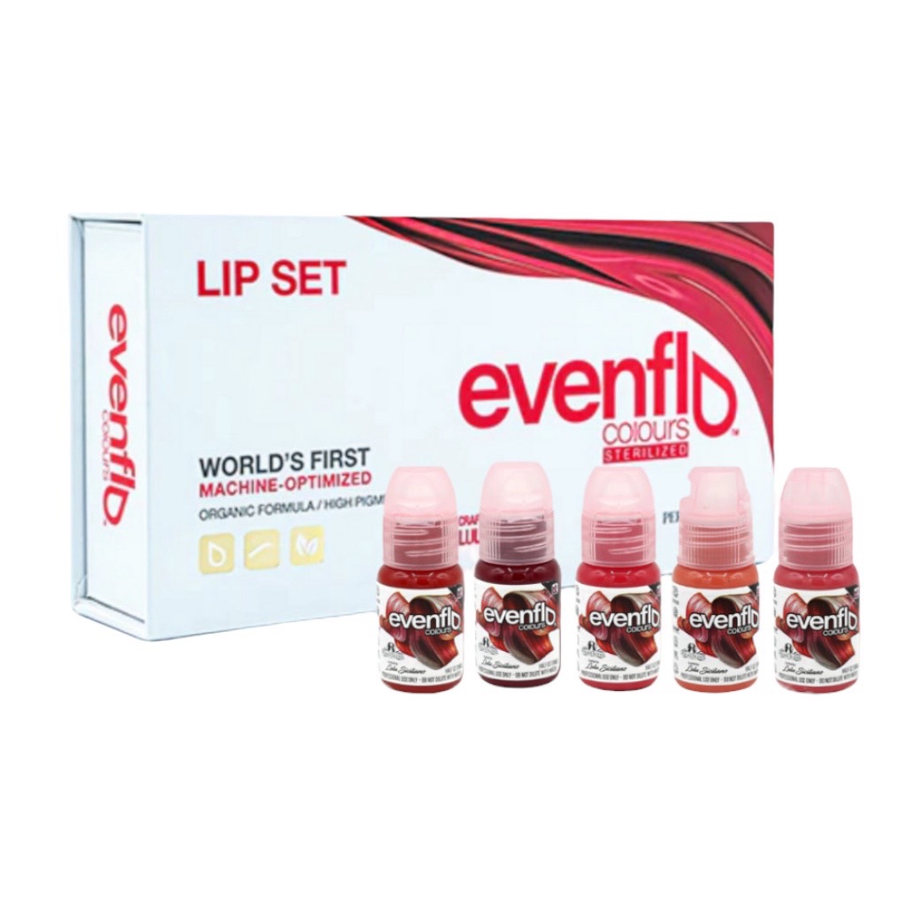 PERMA BLEND アートメイク色素　EVEFLO LIP 5色セットの画像