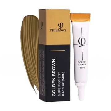 PHIBROWS(フィブロー) アートメイク色素 ゴールデンブラウン☆アメリカ