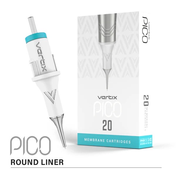 Vertix Pico アートメイクニードル (Round Liner) 20本入り/箱 ★アメリカ取り寄せ★の画像