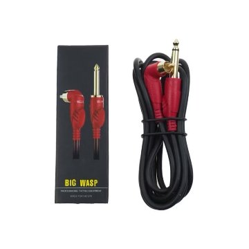 BIG WASP アートメイクマシン用 RCAコードケーブル レッドの画像