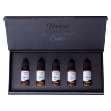 Etalon Mix ミネラル アイブロウ ピグメントセット（10ml × 5色）の画像
