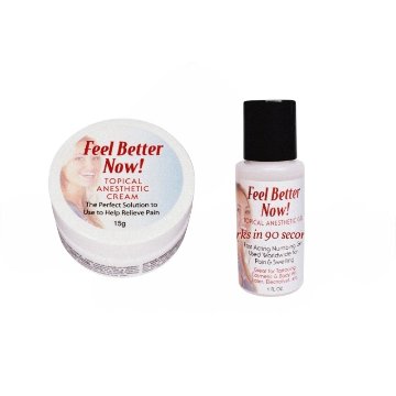 フィールベターナウ アートメイク麻酔クリーム＆二次麻酔ジェルセット ★アメリカ取り寄せ商品★の画像