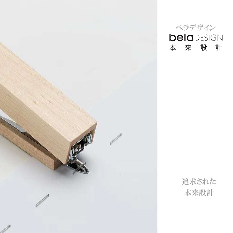 belaDESIGN ベラデザイン 原木ホッチキス（DS2104M）大の画像