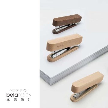 belaDESIGN ベラデザイン 原木ホッチキス（DS2104M）大の画像