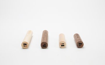 belaDESIGN ベラデザイン Wood Mobile Power（3350mAh）<MP1905M>の画像