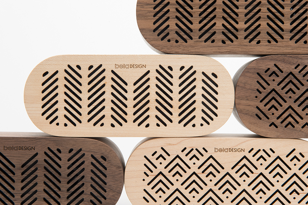 belaDESIGN ベラデザイン Wood Bluetooth Speaker <BS1602>の画像