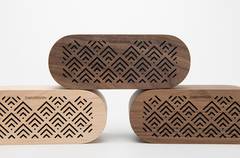 belaDESIGN ベラデザイン Wood Bluetooth Speaker <BS1602>の画像