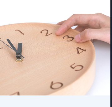 belaDESIGN ベラデザイン About Time Wood Alarm Clock オリジナル木製