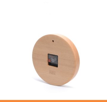 belaDESIGN ベラデザイン About Time Wood Alarm Clock オリジナル木製凹型掛け時計 <C1709-02>の画像