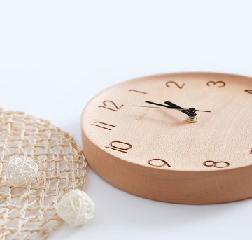 belaDESIGN ベラデザイン About Time Wood Alarm Clock オリジナル木製