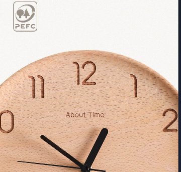 belaDESIGN ベラデザイン About Time Wood Alarm Clock オリジナル木製