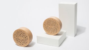 belaDESIGN ベラデザイン Wood Bluetooth Speaker <BS1806D>の画像