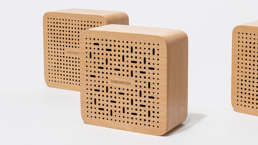 belaDESIGN ベラデザイン Wood Bluetooth Speaker <BS1806C>の画像