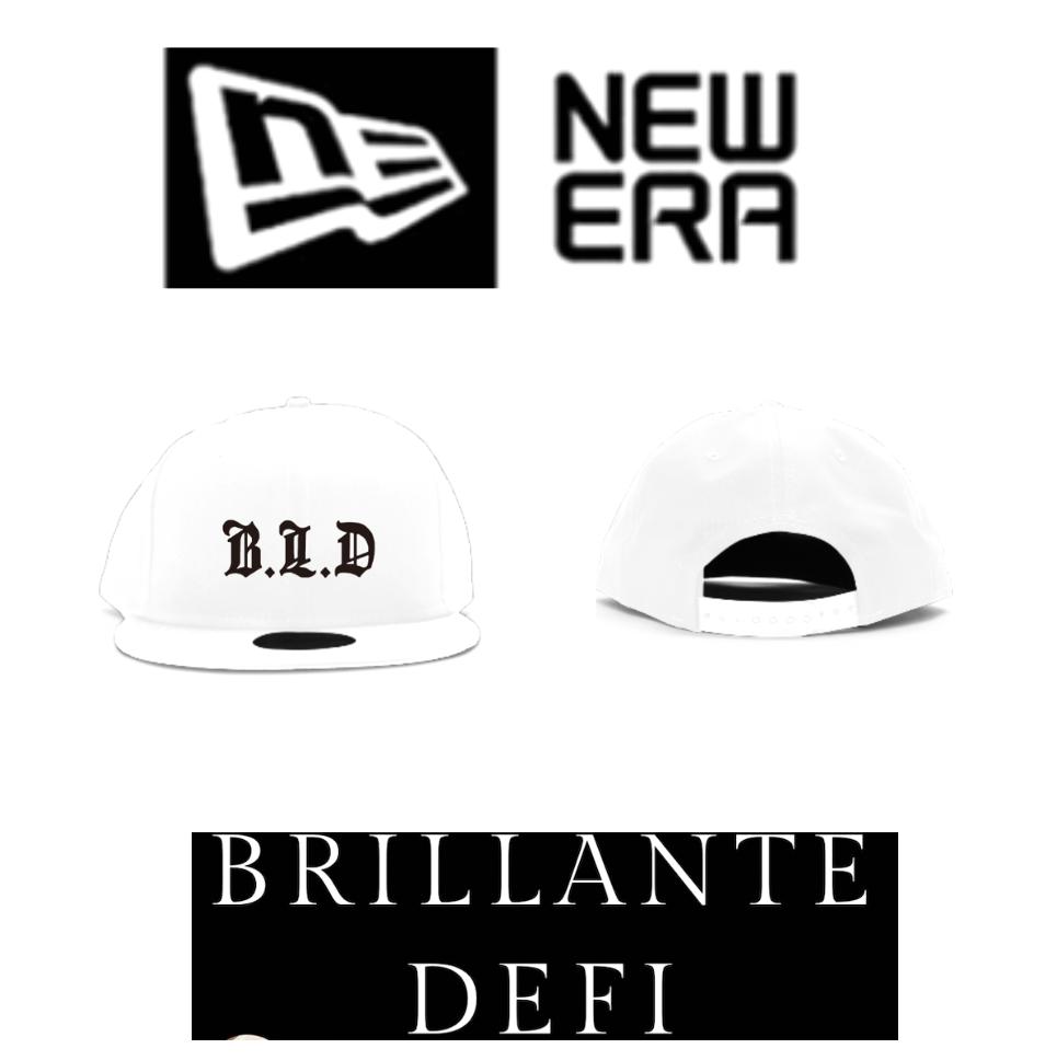 NEWERA 9FIFTY フラットビルスナップバックキャップ 　Whiteの画像