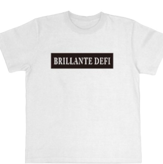 BRILLANTE DEFI フロントブロックロゴTシャツの画像