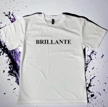 ⭐︎open sale⭐︎スポーツに最適BRILLANTE ロゴドライTシャツ　ホワイトの画像