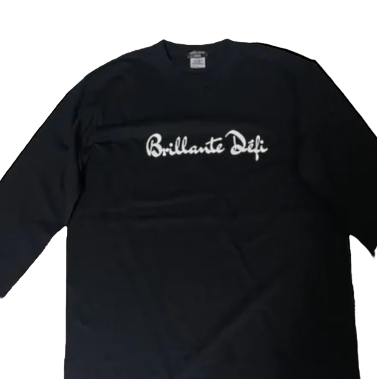 BRILLANTE DEFI unisex　長袖Ｔシャツ ブラックの画像