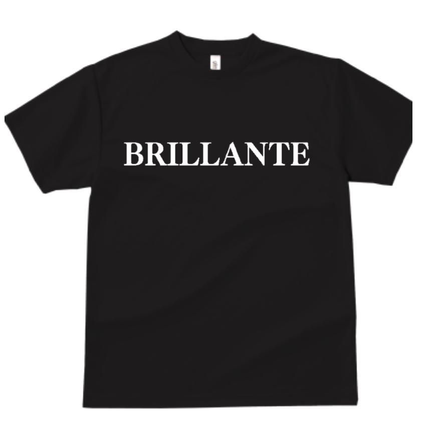 ⭐︎open sale⭐︎スポーツに最適BRILLANTE ロゴドライTシャツ　BLACKの画像