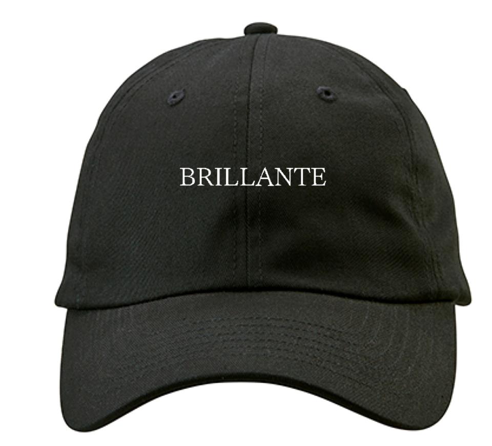 ☆openl sale☆  BRILLANTE ワンポイントロゴCAP ブラックの画像