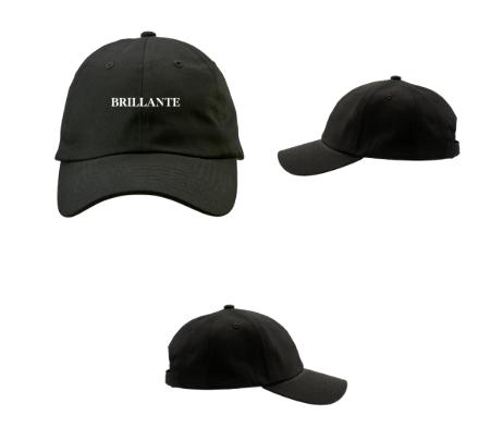 ☆openl sale☆  BRILLANTE ワンポイントロゴCAP ブラックの画像