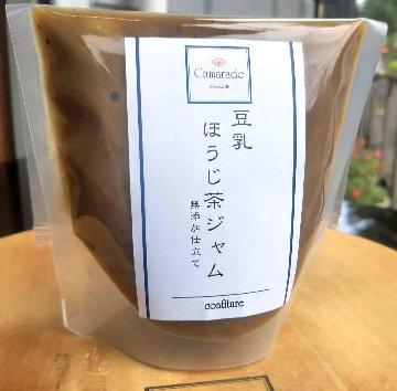 【乳不使用】豆乳ほうじ茶ジャム150g 無添加 ヴィーガン 手作りジャムの画像