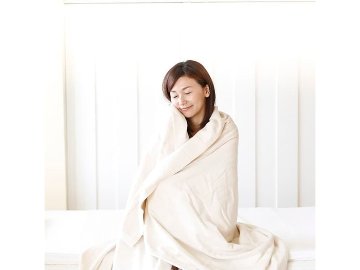 電気掛け敷き　オーガニックコットン毛布　SALE！27,500円のところの画像