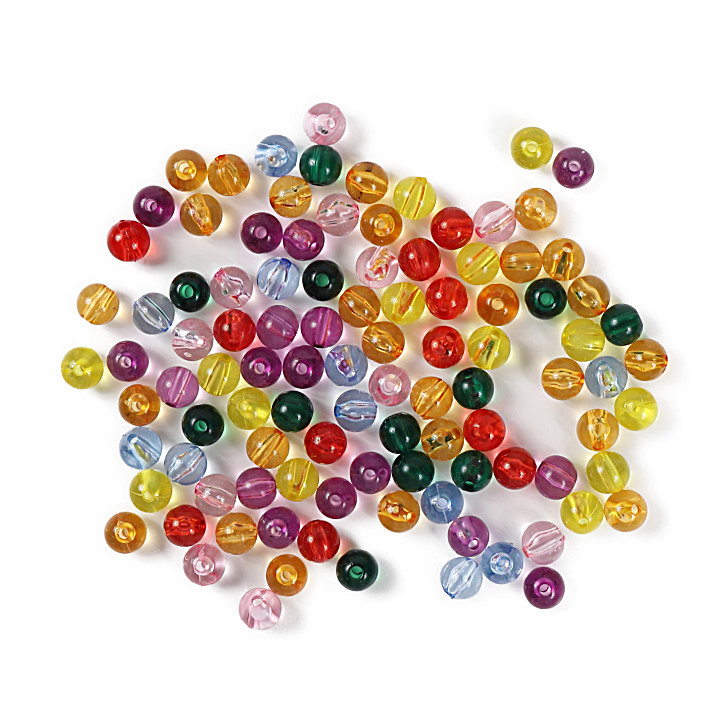 数珠教室用ビーズ 半透明ビーズ プラスチックビーズ 数珠イベントビーズ 念珠 数珠 の画像