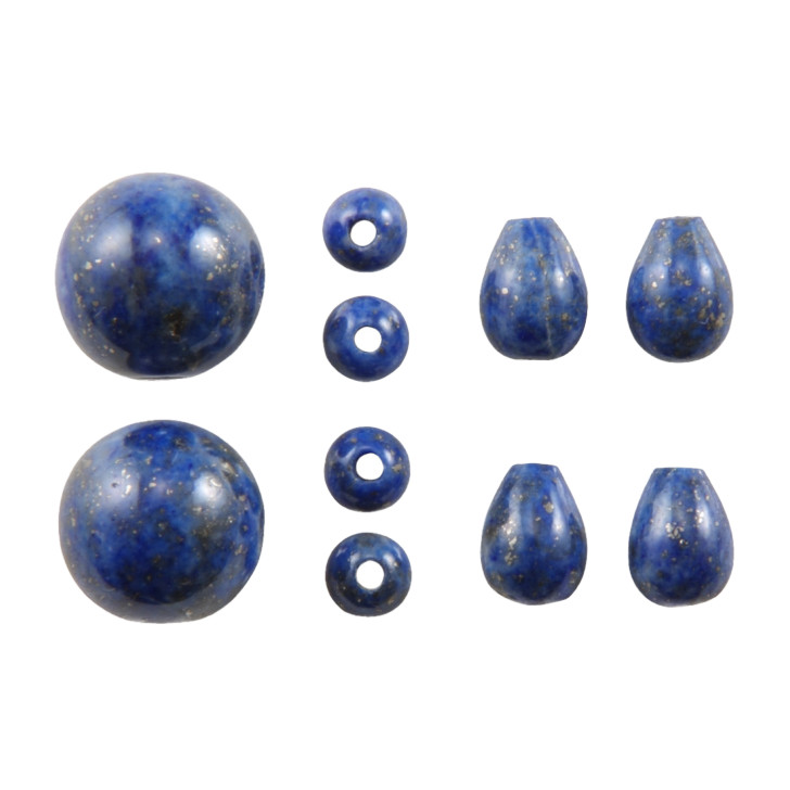 数珠 親玉 本式用 パーツ ラピスラズリ つゆ 玉  四天玉 の画像