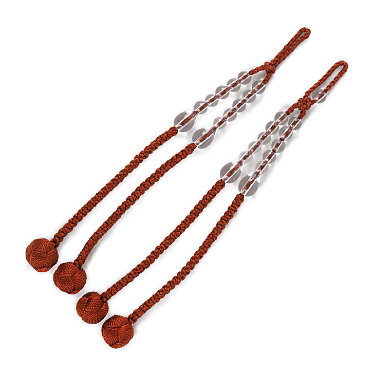 【オーダー品】数珠 房 交換 パーツ 本式房  真言宗用 正絹  修理 リメイクの画像