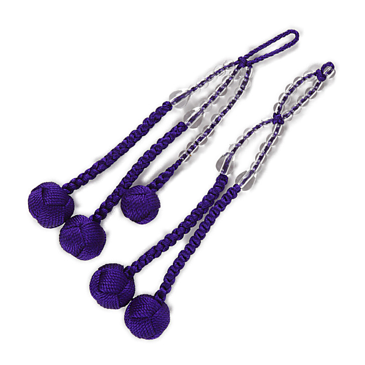 【オーダー品】数珠 房 交換 パーツ 日蓮宗 本式 正絹  修理 リメイクの画像