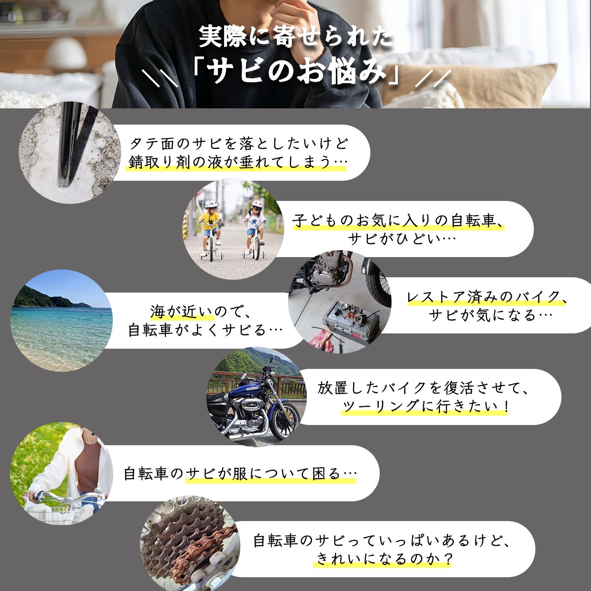 【自転車・バイク用錆取り剤】 Rust Off Ride (ラストオフライド)  100mLの画像