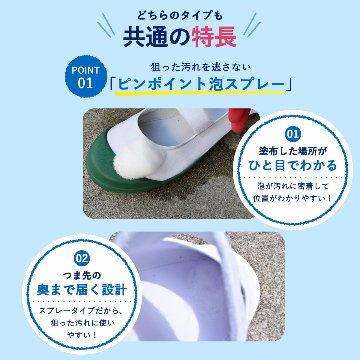［上履き用洗剤］SHOES CARE UWABAKI CLEAN 日常汚れ用 / 頑固汚れ用 290mLの画像