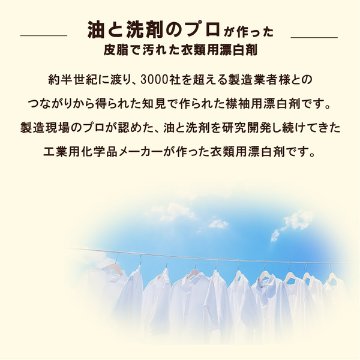  [衣料用漂白剤] [大容量] エリ･そで 漂白剤 300mLの画像