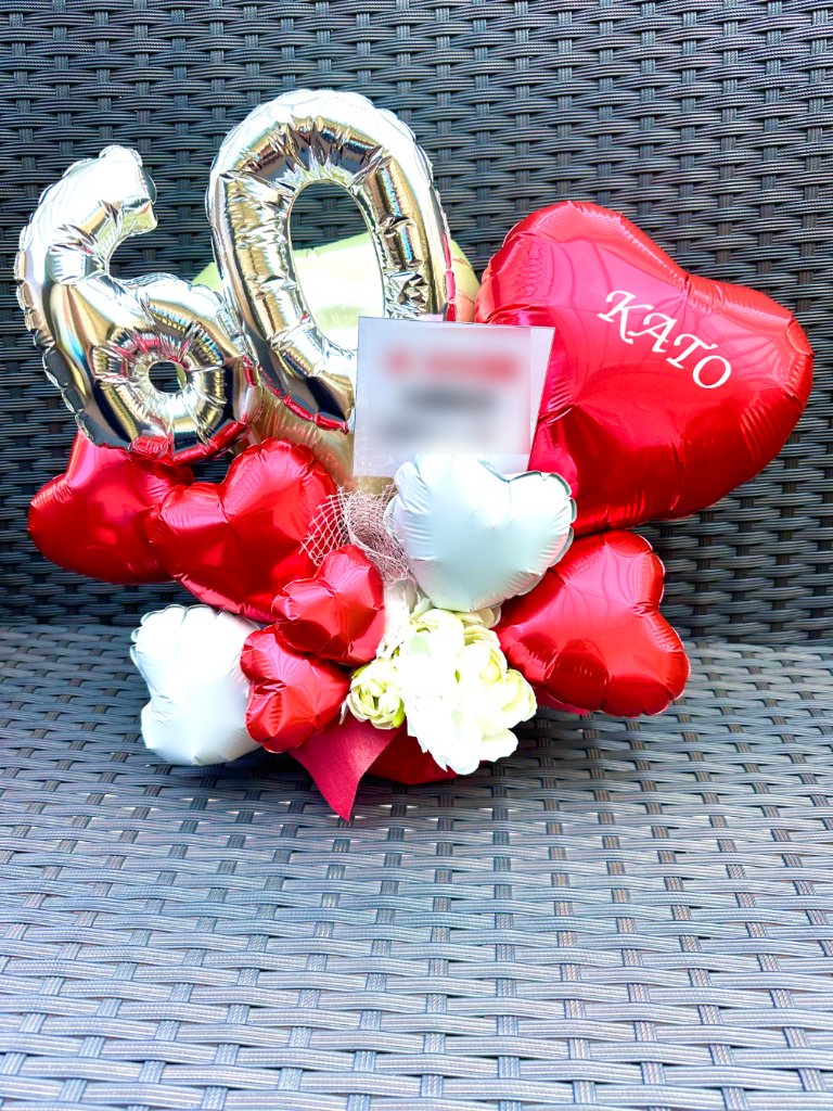 楽屋花バルーンアレンジ（45）５２８０円の画像