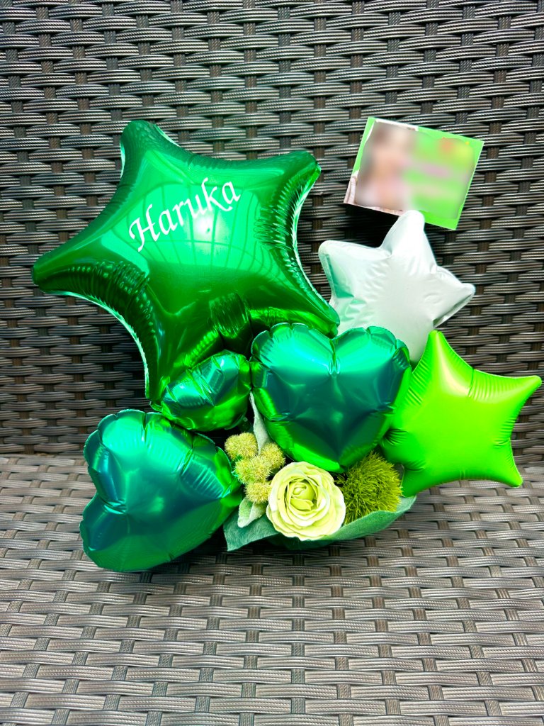 楽屋花バルーンアレンジ（31）４６８０円の画像