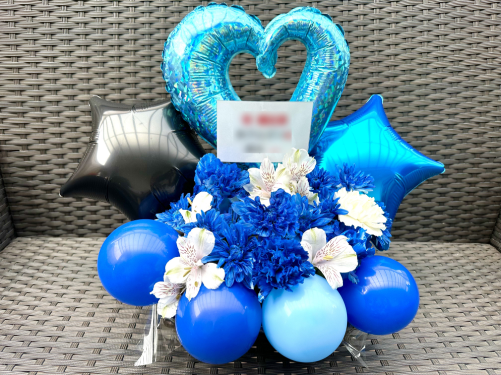 楽屋花バルーンアレンジ（140）８１８０円の画像