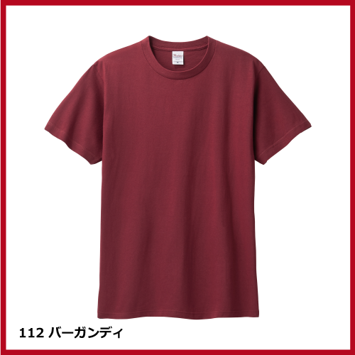 5.6oz ヘビーウェイトTシャツ（WM～XL）画像