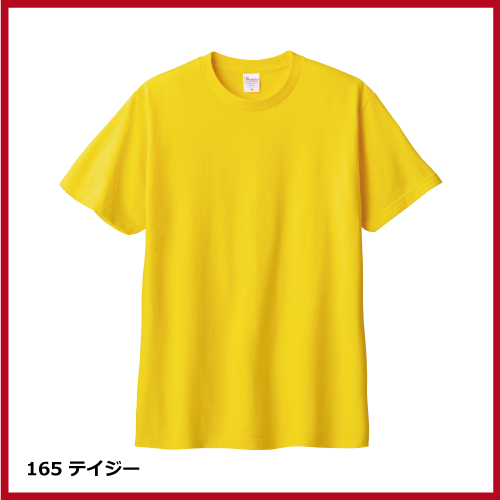 5.6oz ヘビーウェイトTシャツ（WM～XL）画像