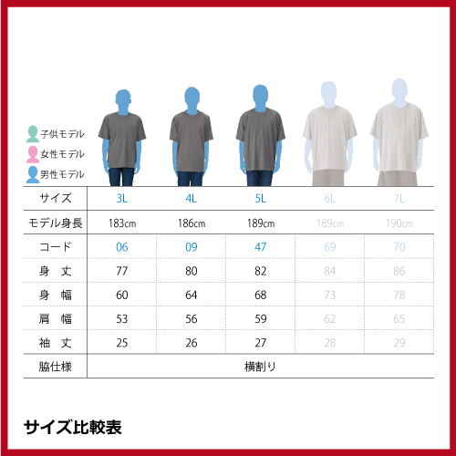 4.4oz ドライTシャツ（3L～5L）画像