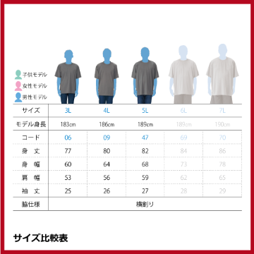 4.4oz ドライTシャツ（3L～5L）画像