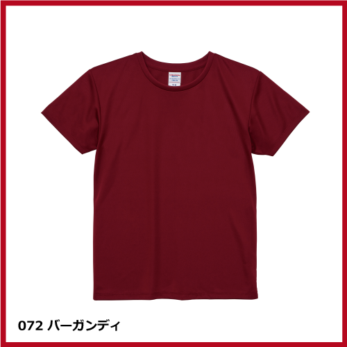 4.1oz ドライアスレチックTシャツ（W-M～W-L）画像