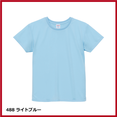 4.1oz ドライアスレチックTシャツ（W-M～W-L）画像