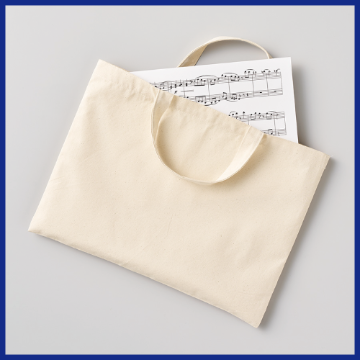 ライトキャンバスレッスントート　ナチュラルの画像