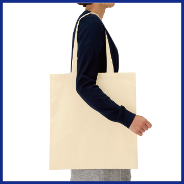 厚手コットンバッグ（L）ナチュラルの画像