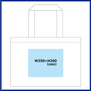 不織布イベントバッグガゼットマチ付の画像