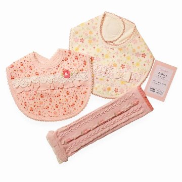 Souris(スーリー)「ギフトボックス付きスタイ2枚＆レッグウォーマーセット」(F)の画像