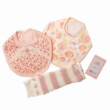 Souris(スーリー)「ギフトボックス付きスタイ2枚＆レッグウォーマーセット」(F)の画像